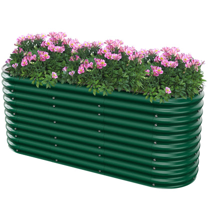 Nossta Metal Garden Bed Planter for Vegetables Flower Herb