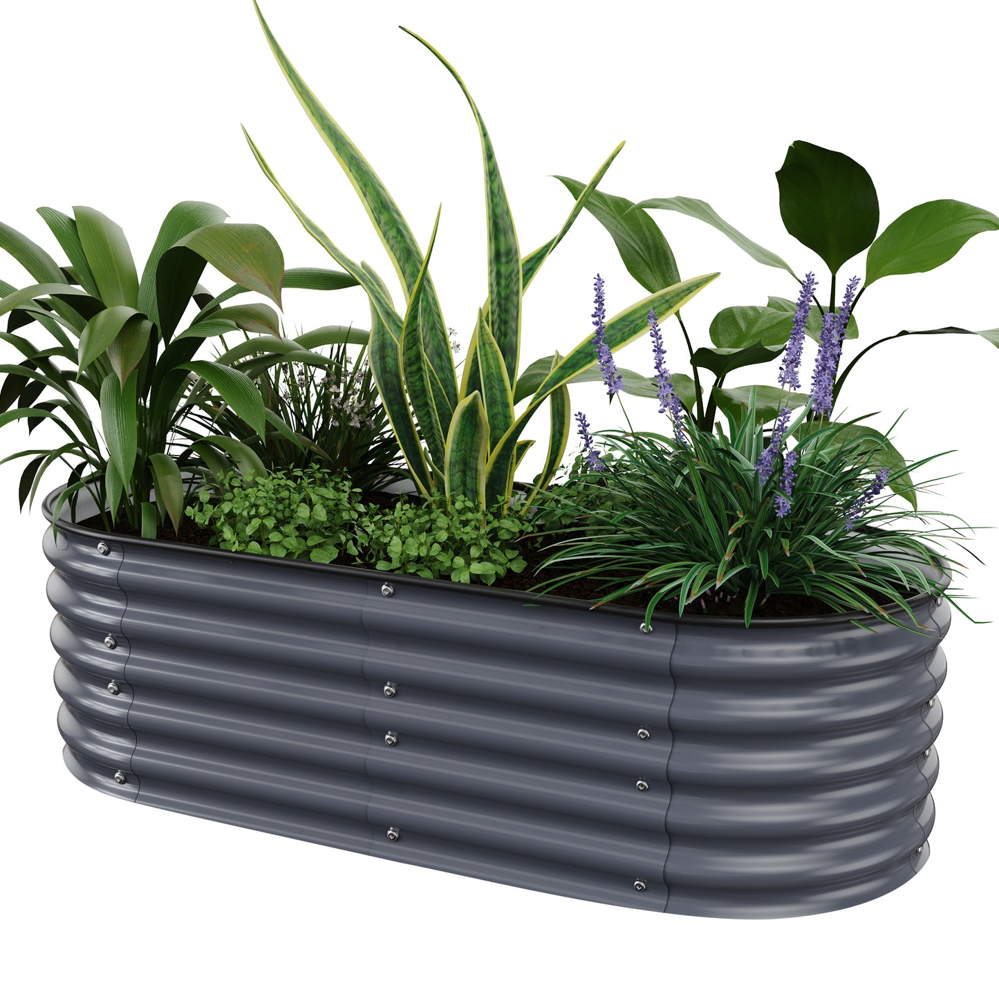 Nossta Raised Garden Bed 5x2x1.4 Ft Planter Box Outdoor